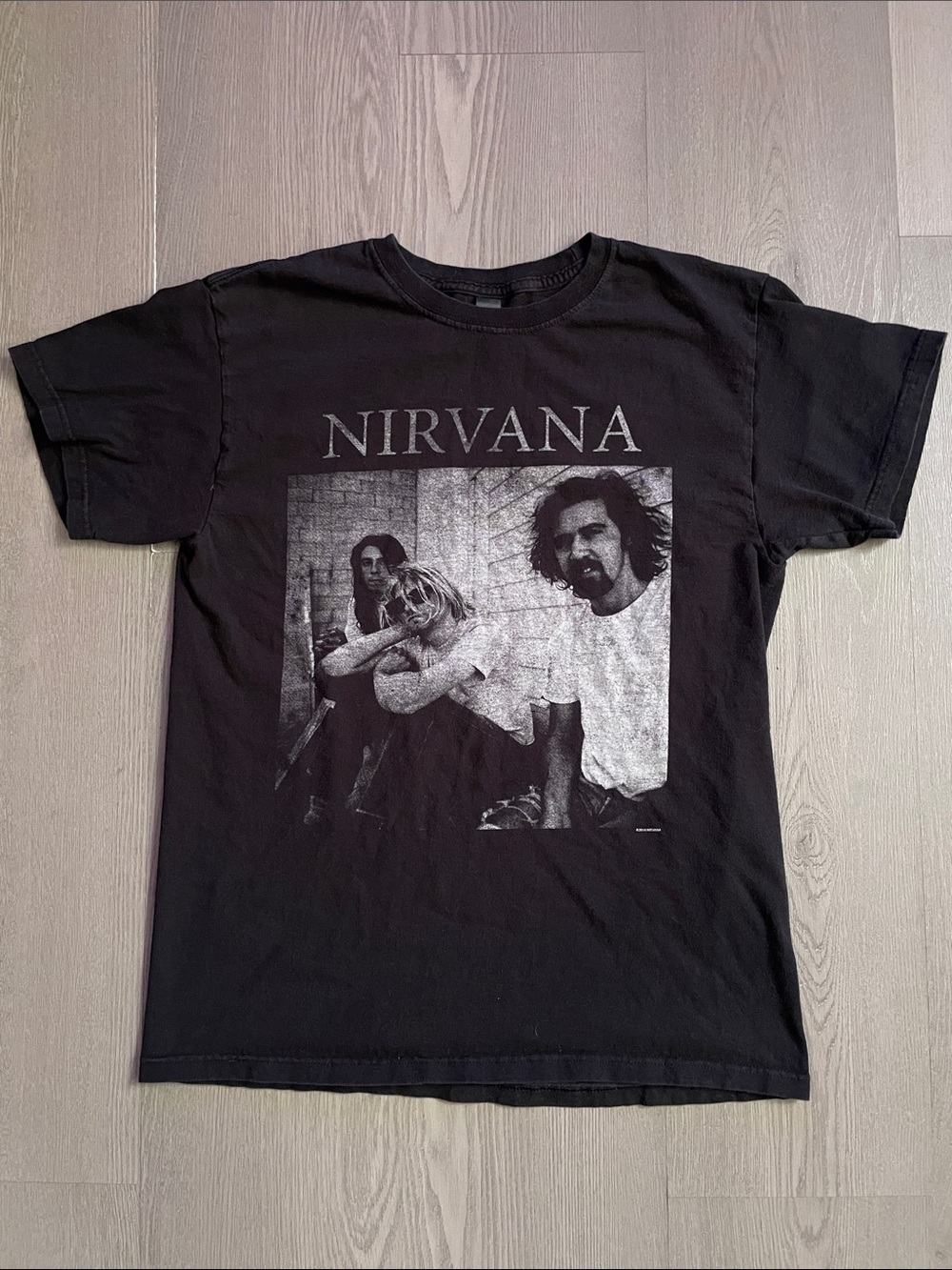 Nirvana band photo t shirt